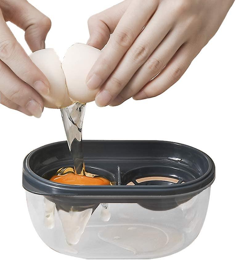Egg White Separator Yolk Filter Storage Box Plastic Kitchen Gadget Cooking Tool Beater Extractor