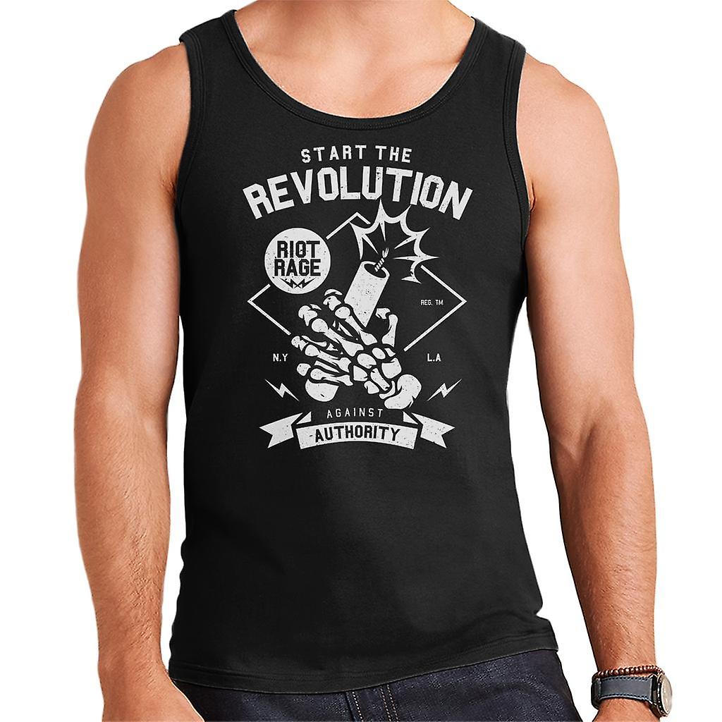 Start van de revolutie mannen Vest