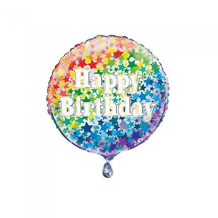 Unique Party Happy Birthday Stars Foil Balloon