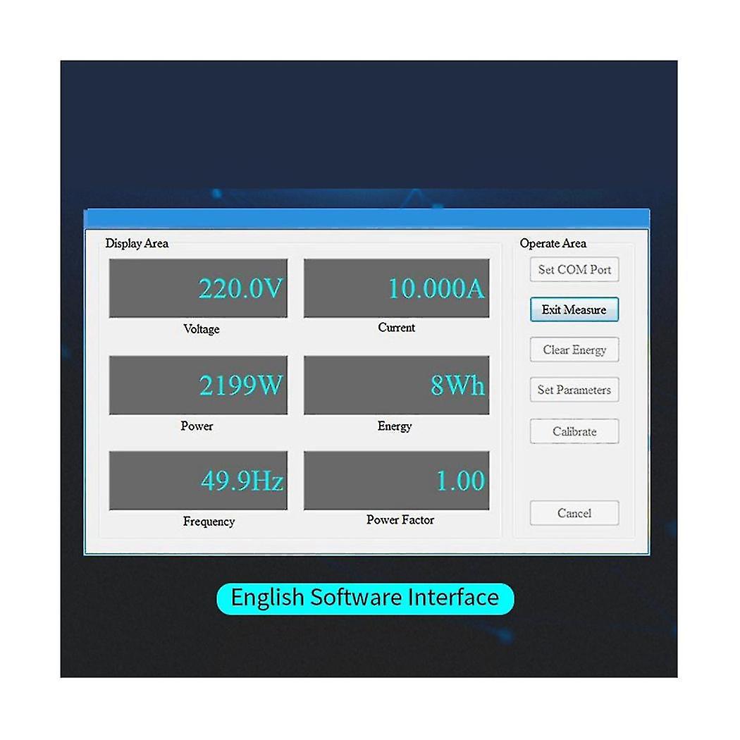 100a Pzem 004t 3.0 Version Wattmètre avec boîtier Kwh mètre Volt Amp Module de test de courant pour Ttl Com2 /
