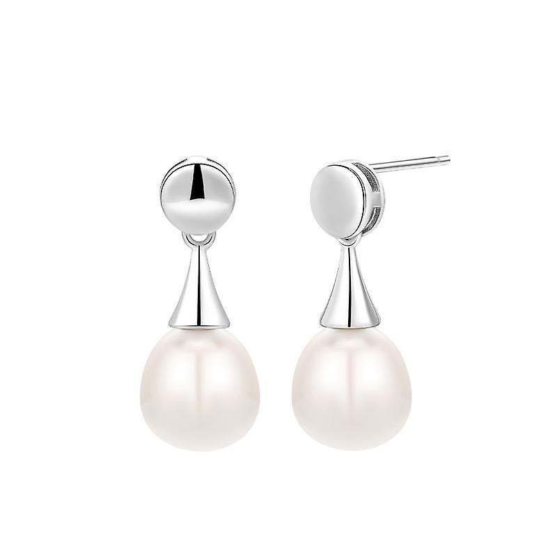 S925 Sterling Silver Pearl Stud Earrings