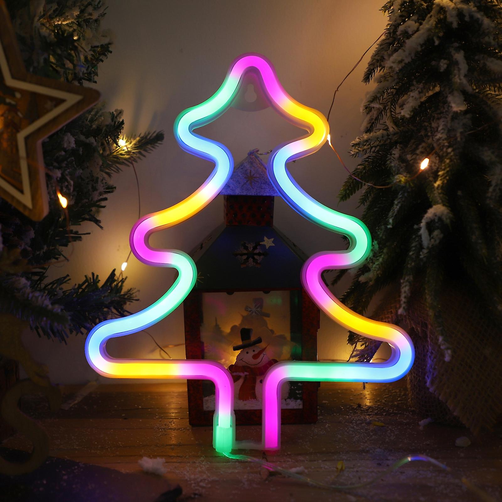 Christmas Decoration Neon Light, Spec: Tree-Colorful Light