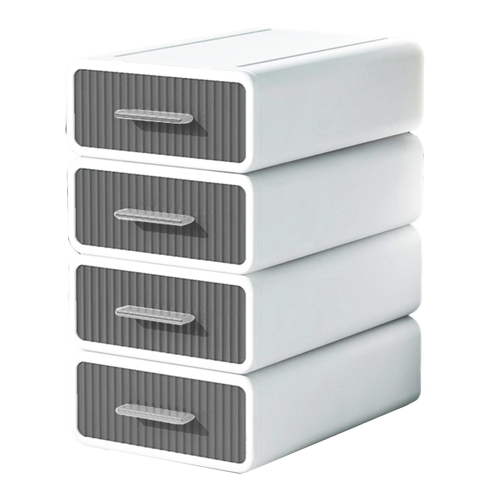 Stackable Office Storage Box Waterproof Durable Makeup Bin