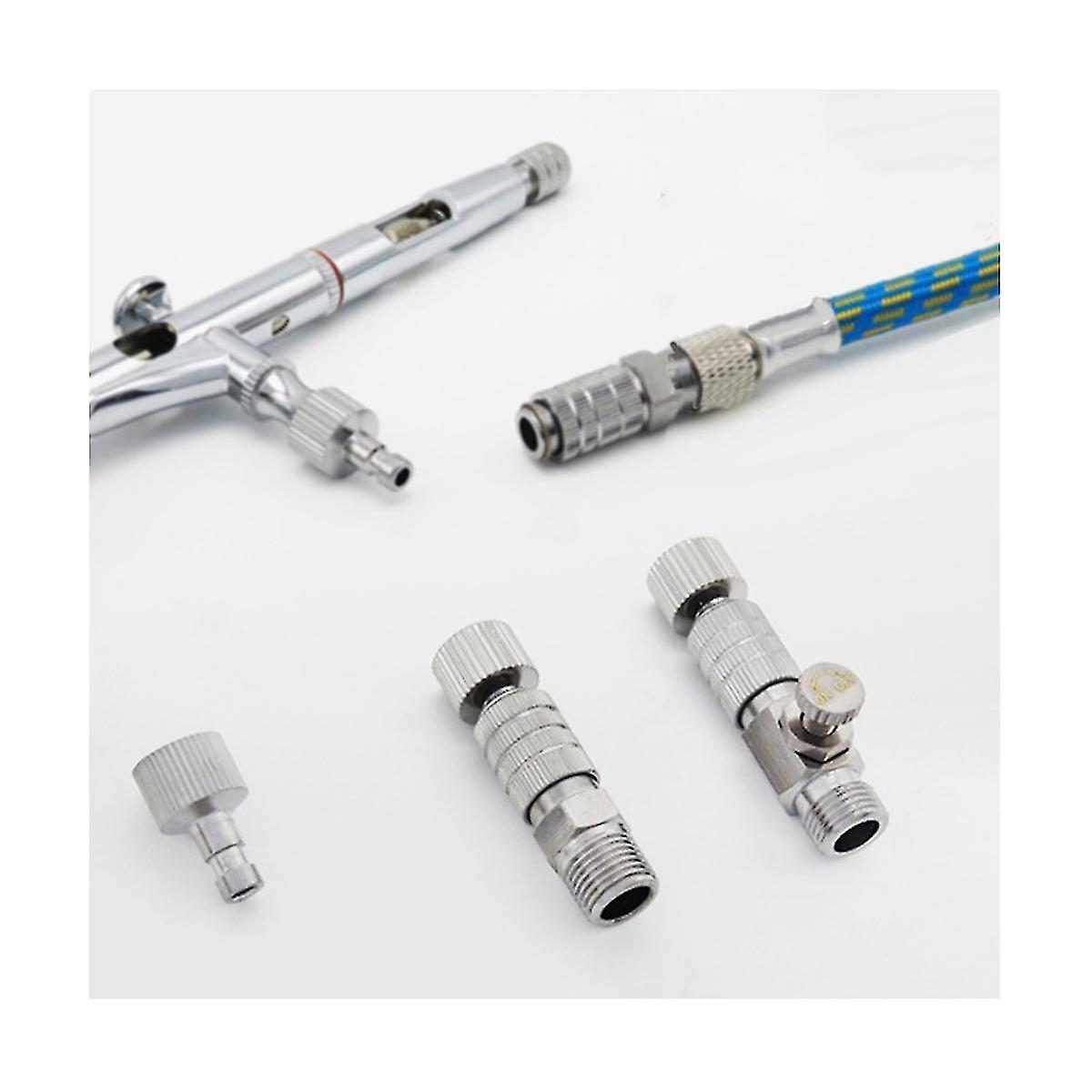 Quick Release Koble Adapter 1 / 8 tommers Plug Mann &; Kvinne Montering For Air Compressor Airbrush H