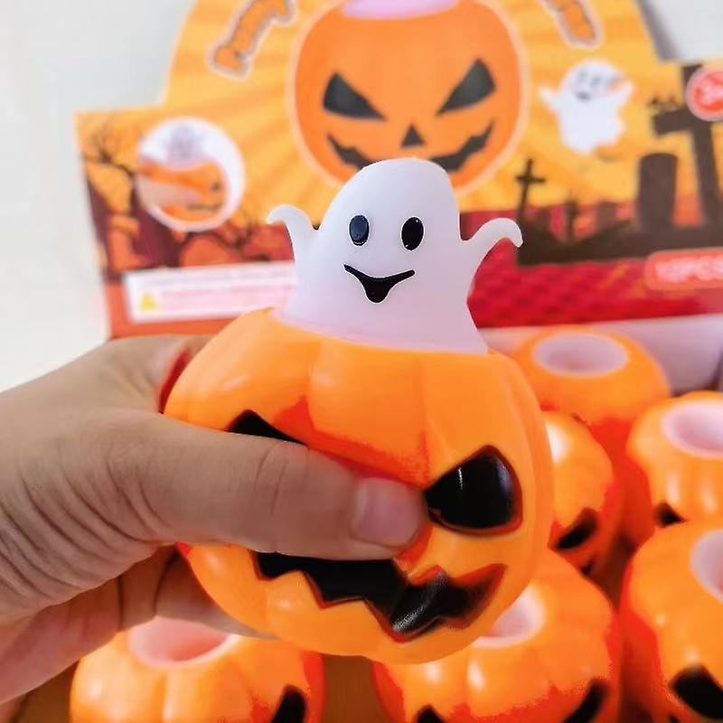 1 Pack Halloween Ghost Venting Pinch Toy - Fun And Creative Decompression Simulation Toy For Kids And Adults - Perfect For Parties Decorations And