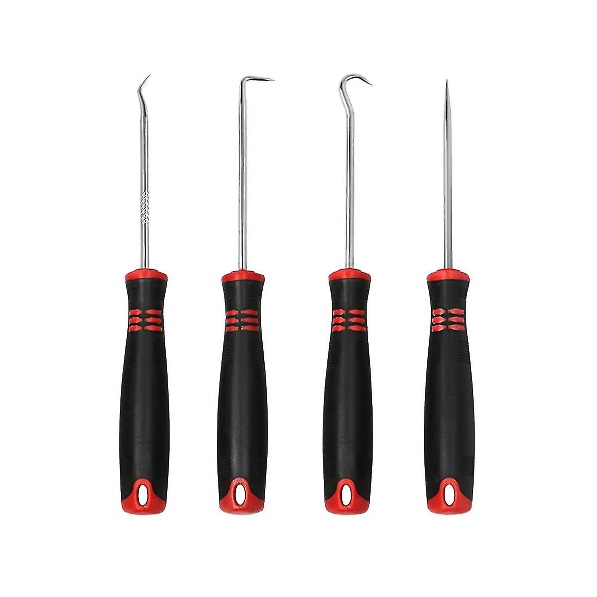 4-pack Precision Hook And Pick Set For Automotive Hand Tools