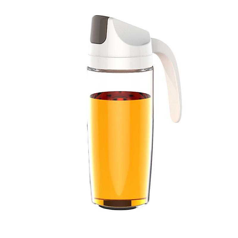 Kitchen Leakproof Olive Oil Vinegar Dispenser Bottle Automatic Cap Storage Jar