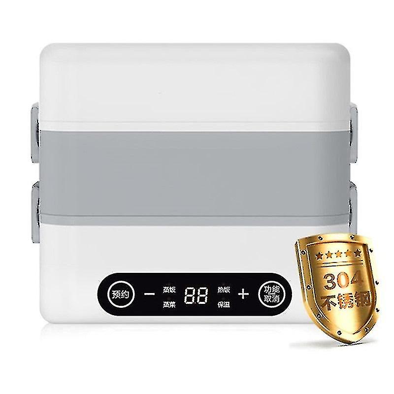 220 فولت وجبات غداء كهربائية منزلية صندوق تسخين طباخ الأرز ذكي صغير ذكي للتحكم باللمس طباخ الأرز للسفر المدرسي المكتبي