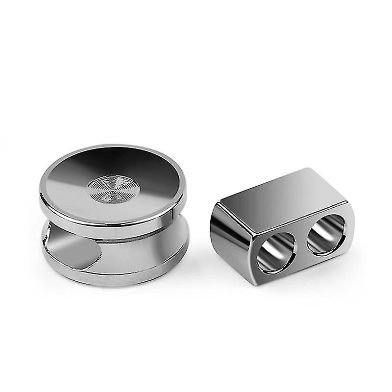 Per 8 Core Auricolare Tipo Y Splitter Slider Set Lega di Alluminio Accessori Jack Audio Auricolare Aggiornamento Cavo Adattatore Nero Argento x