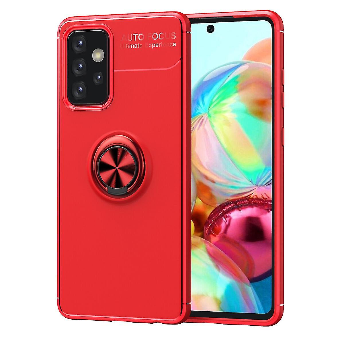 Shockproof Soft Gel Case For Samsung A52 5g A52 4g A52s 5g - Metal Ring Stand, High Quality, Scratch-resistant, Non-slip, Dustproof, Full Protecti