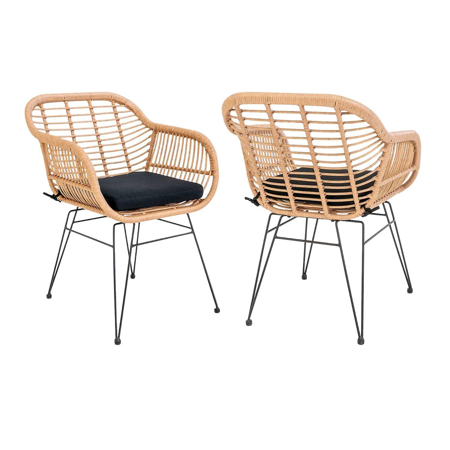 4 TRIESTE polyrotin armchairs