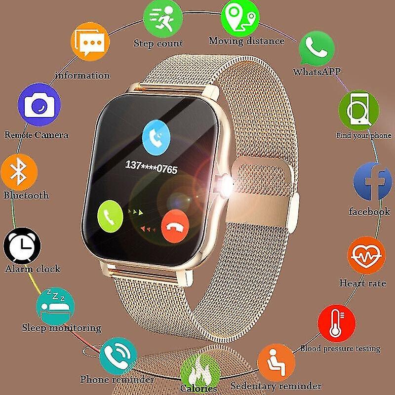 Έξυπνο ρολόι Bluetooth Call Fitness Tracker Καρδιακός ρυθμός Αρτηριακή πίεση Sportwatch