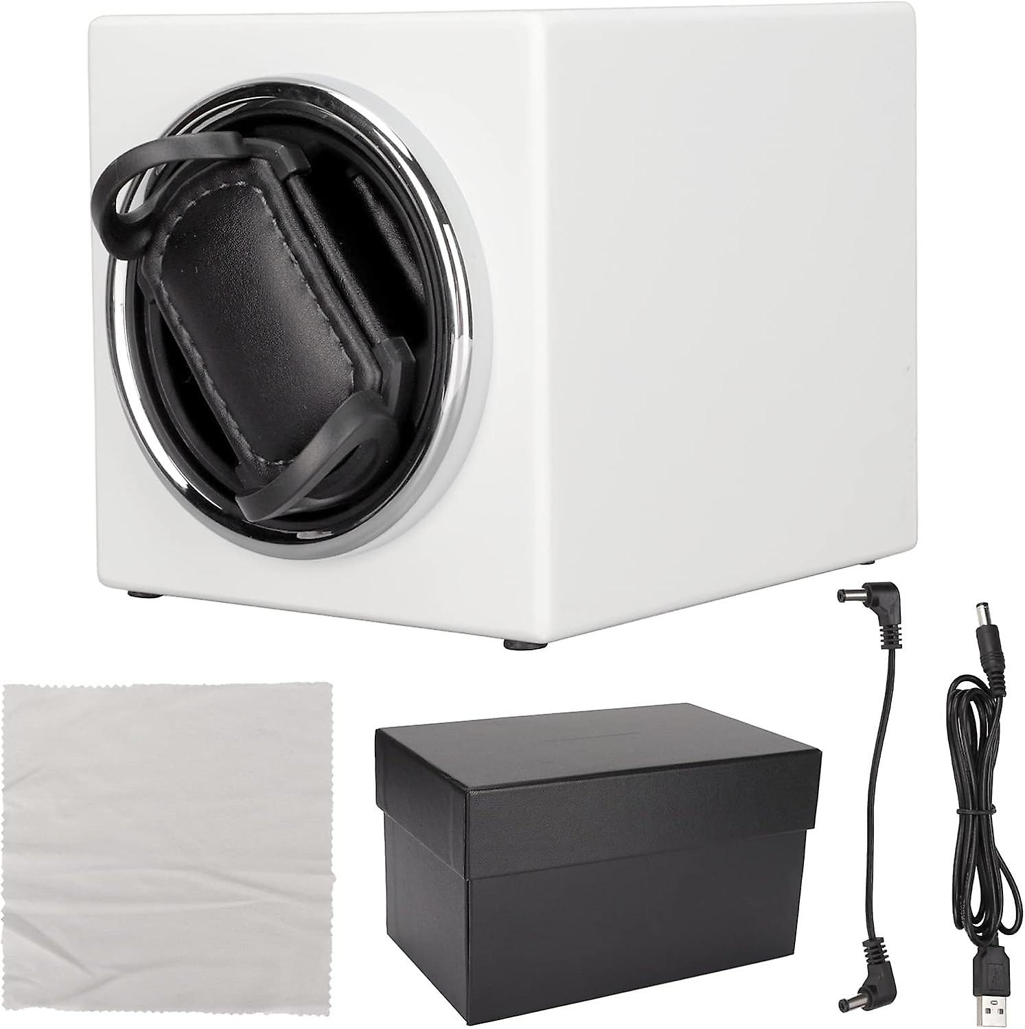 Single Watch Winder for Single Automatic Watches Solid Box,Silent Automatic Watch Storage Box for Of