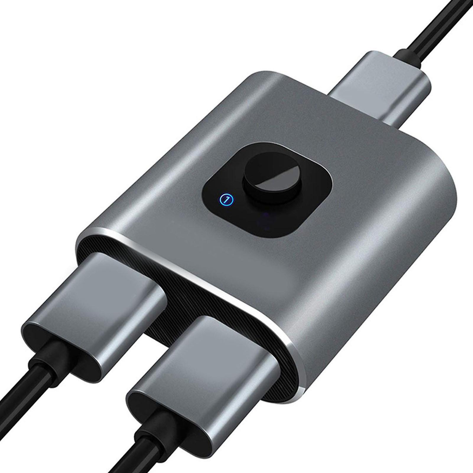 HD Multimedia Interface Switch 2 in 1 Out 4K 60Hz Supports 3D HD Bidirectional HD Multimedia Interface Splitter