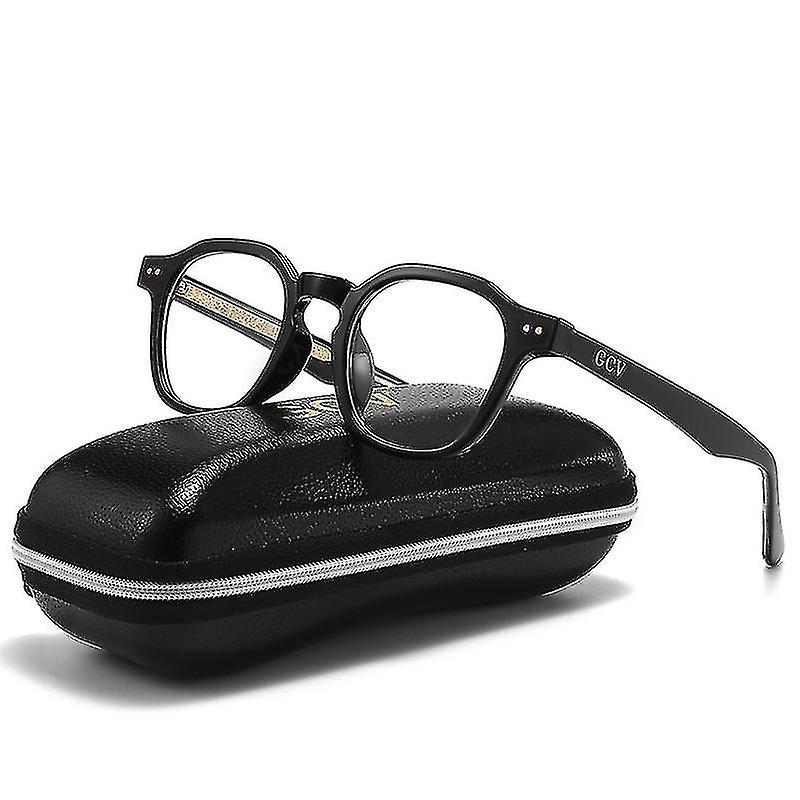 New Round Transparent Glasses Frame Anti-blue Glasses