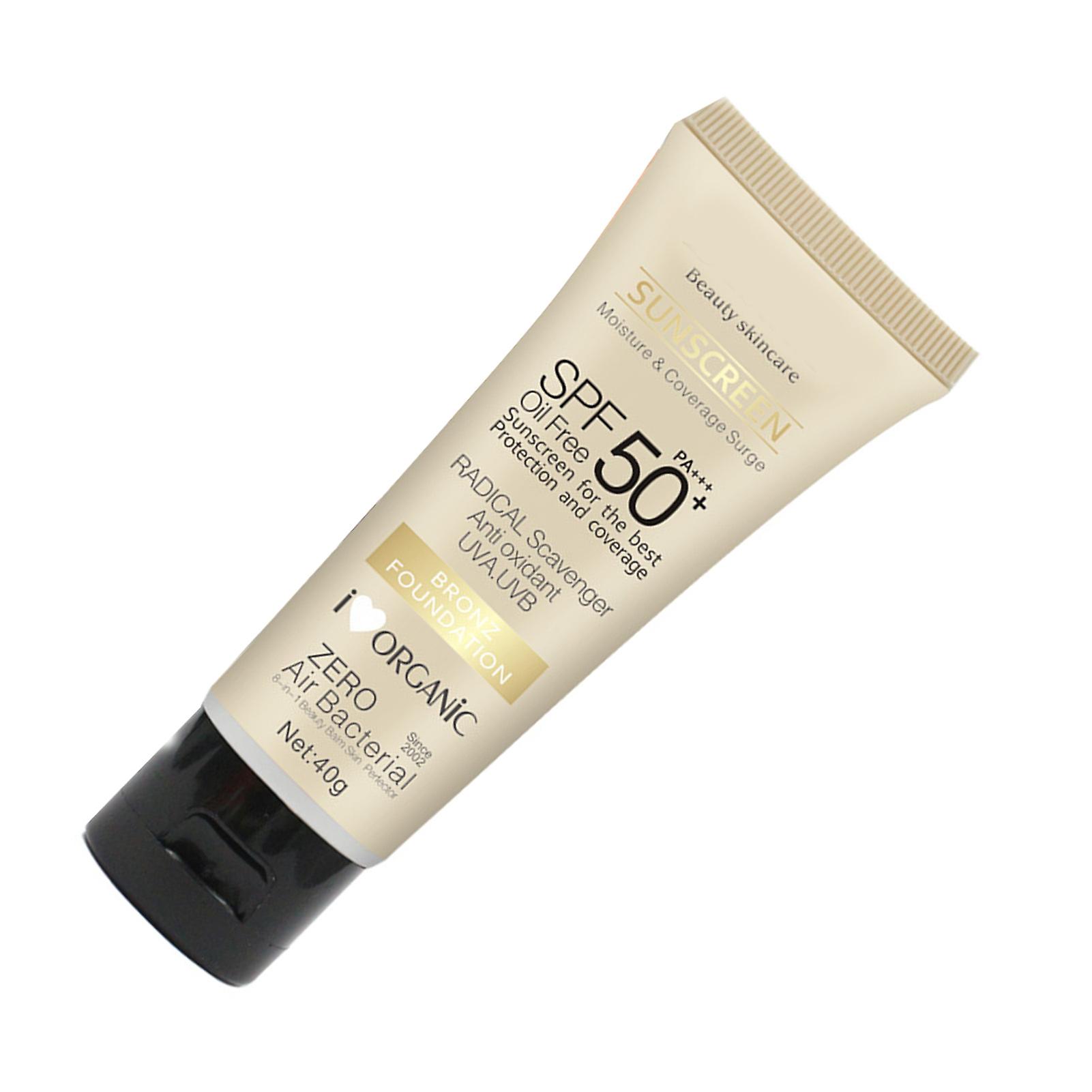 Sunscreen Moisturizing Waterproof Sweatproof Refreshing Sunblock Cream 40g for Travel 50+ 