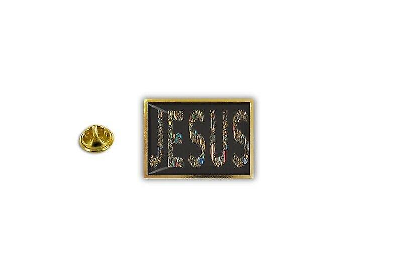 pine pine pine badge pin-apos;s metal with butterfly clamp jesus christ Christian