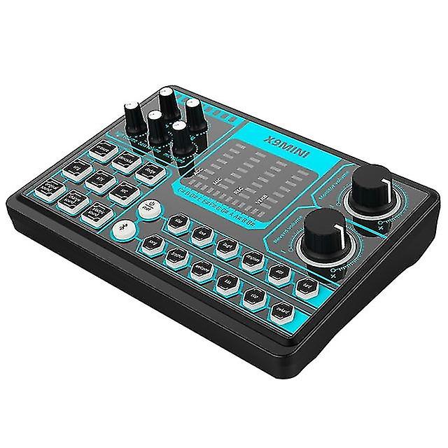 X9 Mini Computer External Mobile Phone Sound Card Repair Tone Mixer Suitable For Home Computer Recording, Live Broadcast