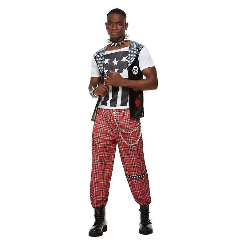 Punk Rocker Costume Red 70048l