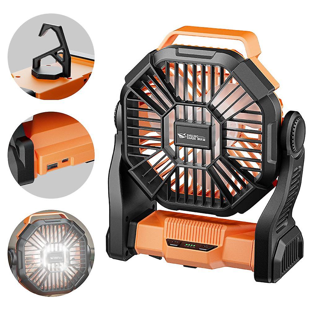 Lumină ventilator multifuncțională Lumină de camping în aer liber Lumină de iluminare Design cârlig