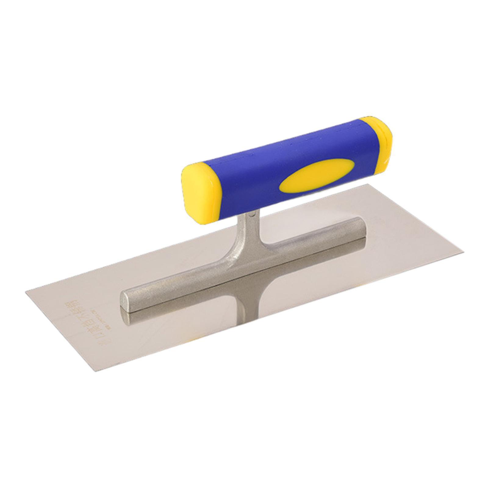 Plaster Finishing Trowel Plaster Tool with Handle Non Stick Base Pad Professional Concrete Trowel Hand Tool for Pool Coatings