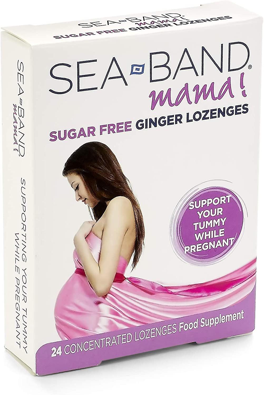 Sea-Band Mama! Sugar Free Ginger Lozenges - 24