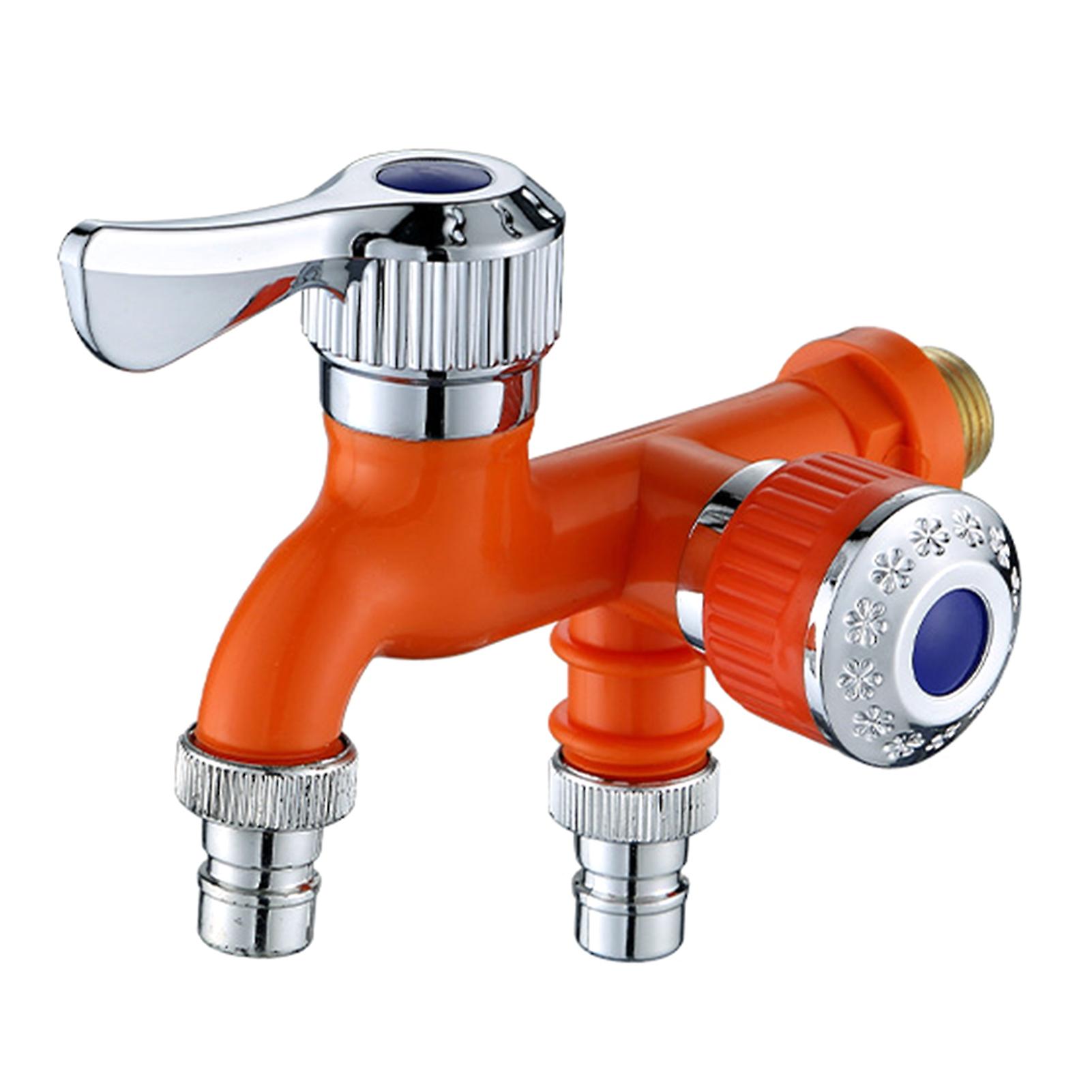 Multifunctional Plastic 2 Way Faucet Simple Washer Faucet Splitter for Washing Machine