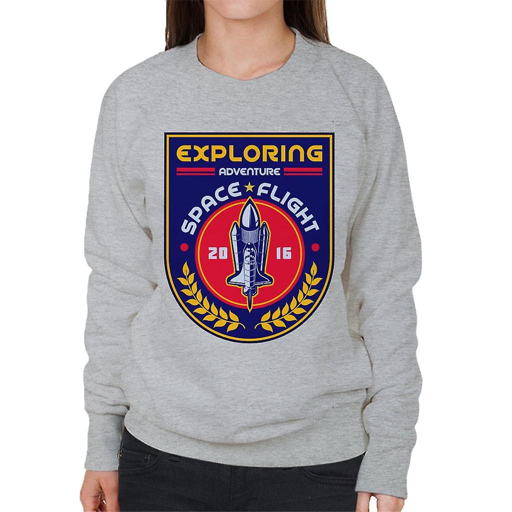 NASA Exploring Adventure Space Flight Women's Sweatshirt
