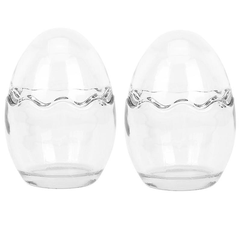 2pcs Egg Shell Pudding Cups