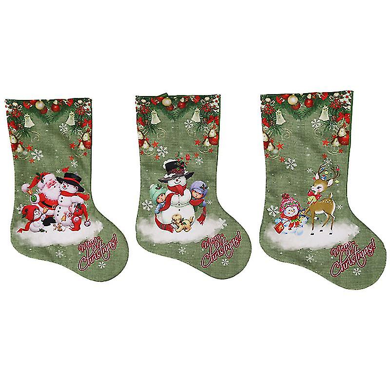 3pcs Christmas Socks