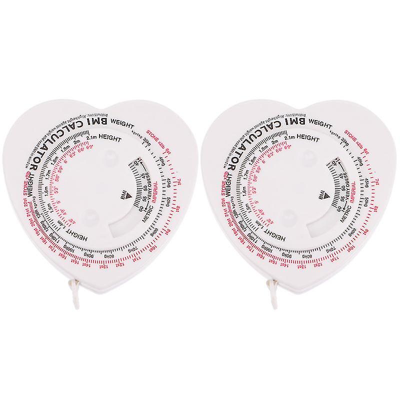 2pcs Bmi Calculator Tape