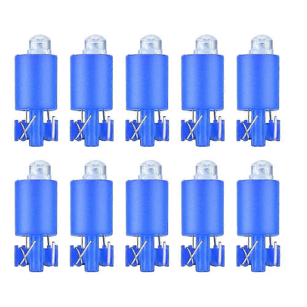 10PCS Arcade Video Game Button Switch Button LED Light Lamp Accessories(Blue)-YM