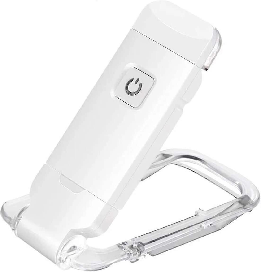 USB Rechargeable Book Light Portable Clip-on LED Reading Light in Bed 3 Brightness Levels Adjustable Eye-Protection Book Lamp