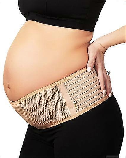 Maternity Girdle Maternity Breathable Pelvic Back Support Strap One Size (Random Color Beige/Black), One Size, 1
