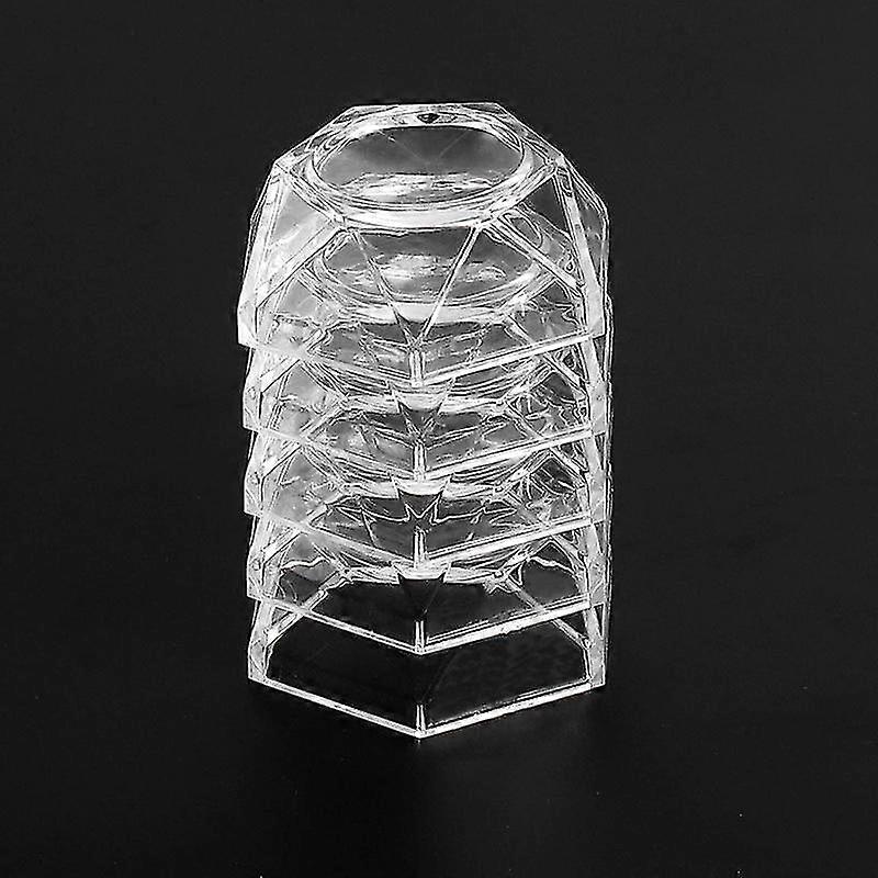 Acrylic Hexagon Display Stand Holder Clear Crystal Ball Display Stands Transparent Storage Sports Ball Rack Base For Softball Golf Tennis6pcstranspare