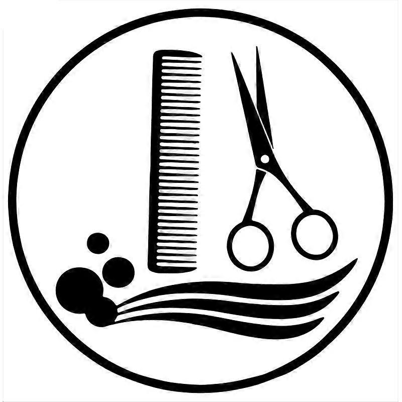 Pvc Wallpaper Barber Shop