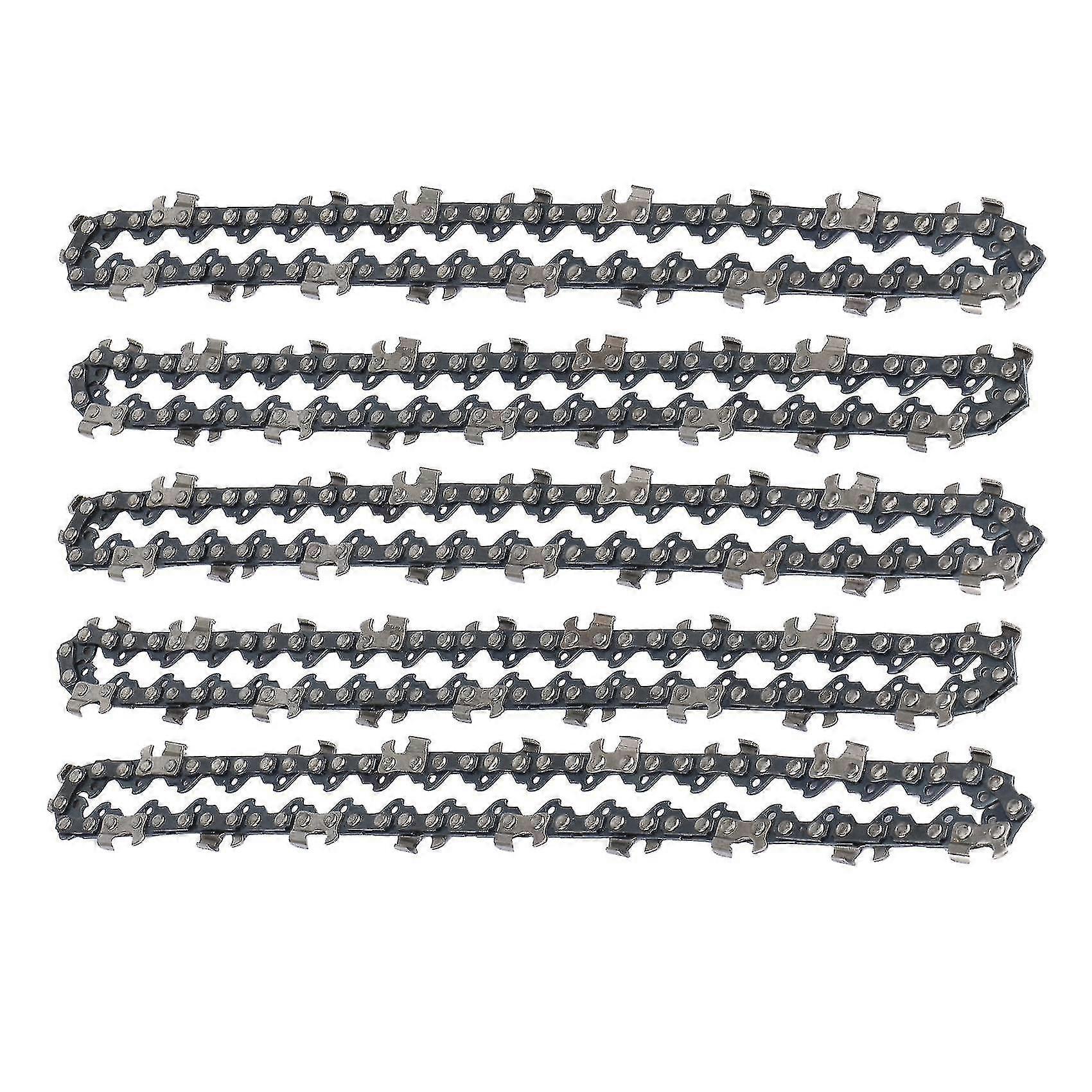 5pcs Mini Chainsaw Chain 6 Inch Chainsaw Chain Guide Saw Chain Replacement Portable Saw Chain Y