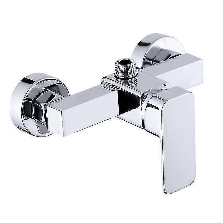 Shower Mixer Bar Wall Mounted Shower Faucet Manual Shower Mixer Valve Control Switch, Single Lever Shower Mixer
