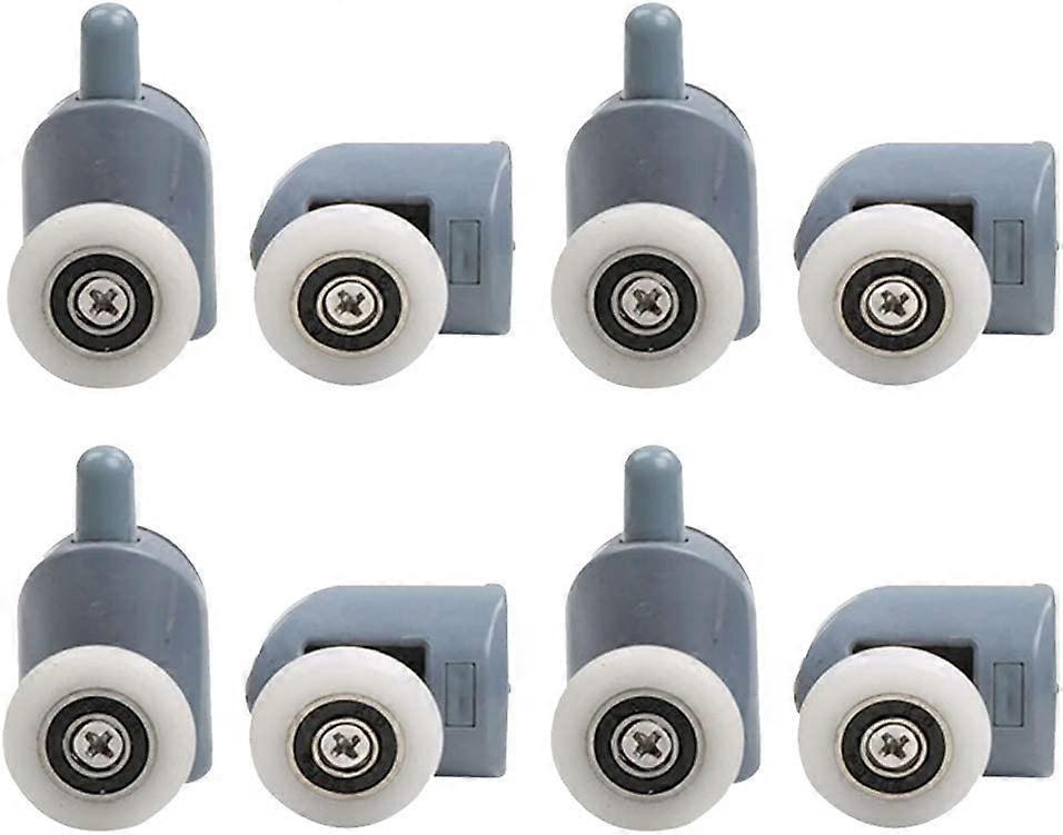 Shower Door Rollers Single Shower Door Rollers Includes 4 Upper Rollers 4 Lower Rollers for Bathroom Shower Enclosure