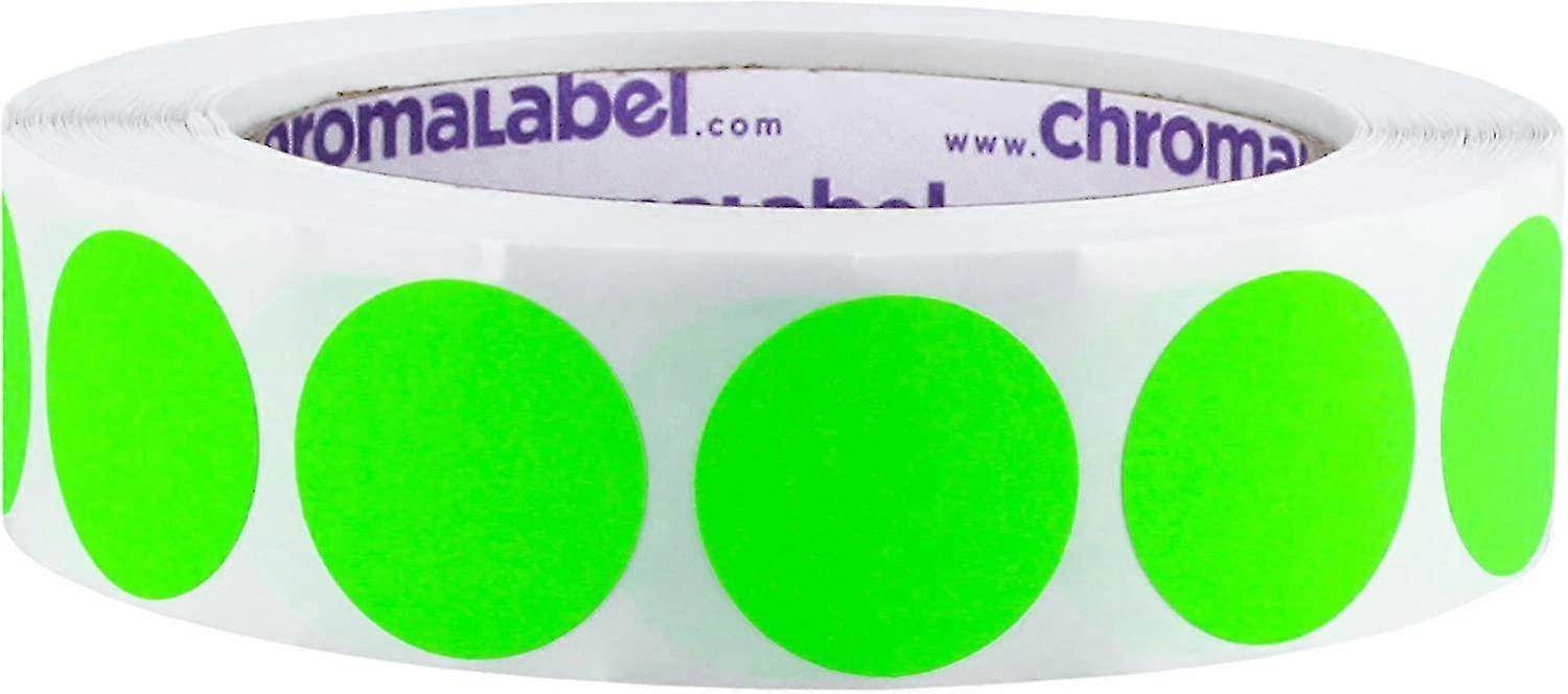 Label 1 Inch Round Removable Color-code Dot Stickers, 500 Per Roll