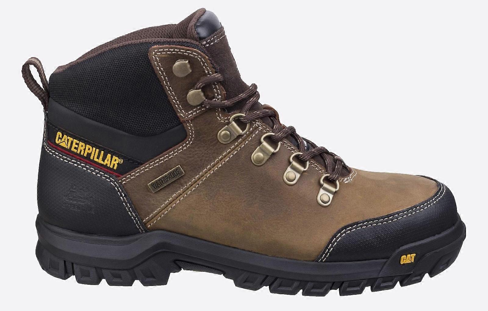 Caterpillar Framework Safety Boot Leather Seal Brown