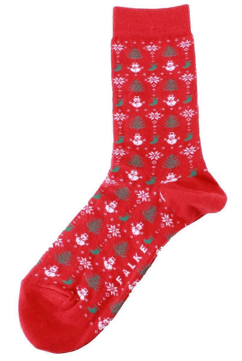 Falke Merry Party Christmas Socks - Red