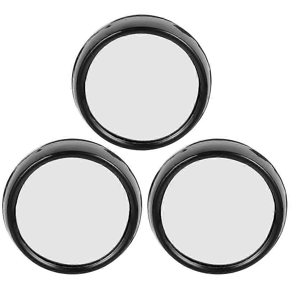 3pcs Computer Mirror Office Desk Mirror Mini Laptop Mirror Cubical Accessory