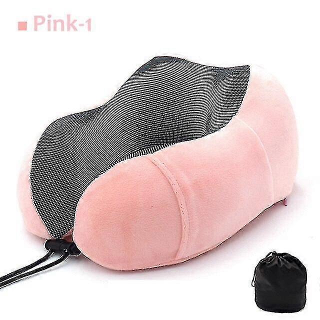 Cuscino da viaggio Memory Foam Collo e cuscino cervicale per aeroplano Auto Ufficio Nap Cuscini U Shape