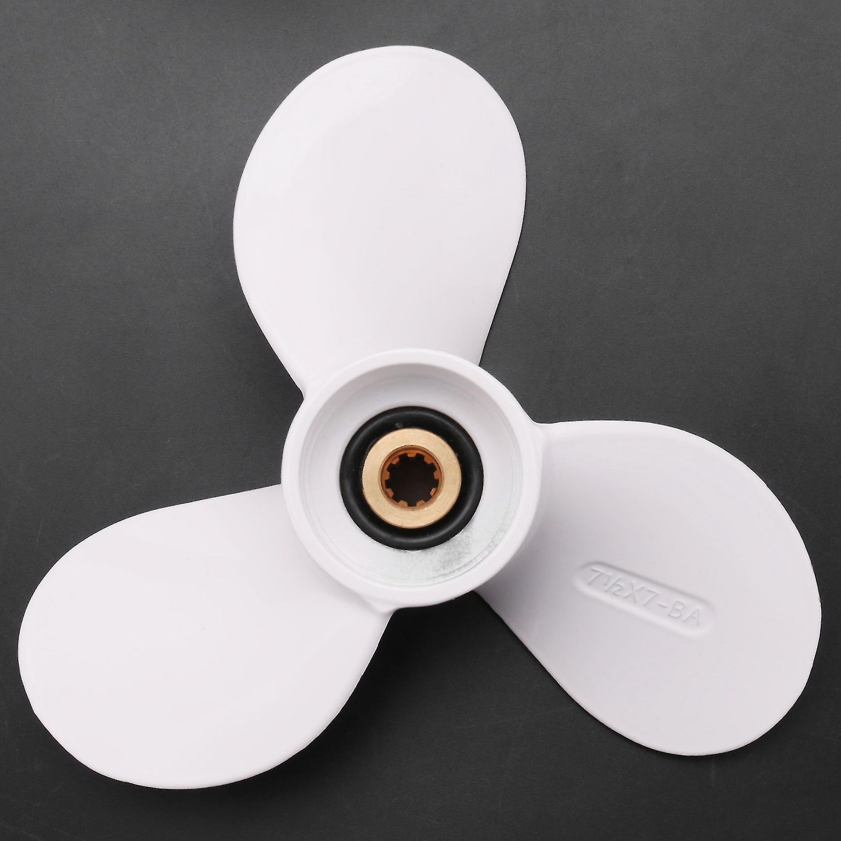 7 1/2x7 For 4hp 5hp 6hp For Yamaha 9 Tooth Spine Aluminium Propellers