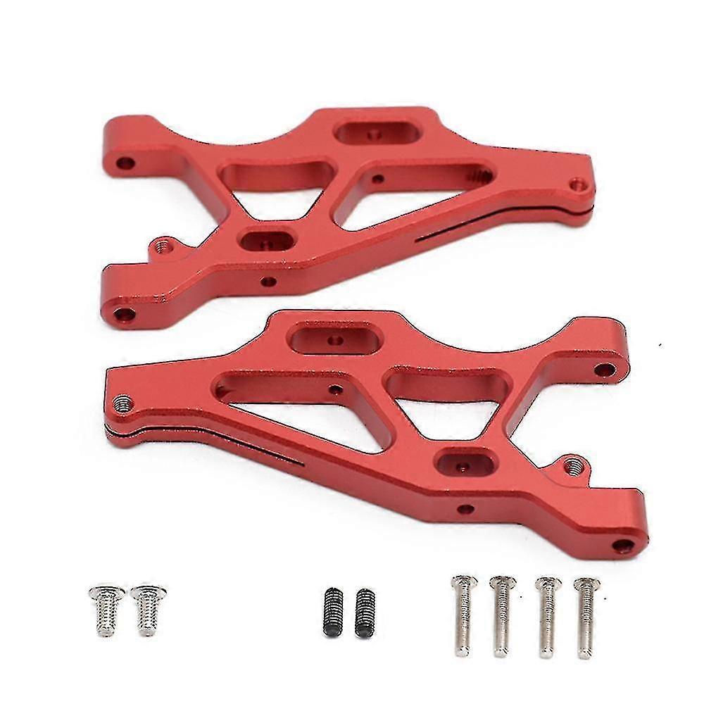 2pcs Metal Front Lower Suspension Arm For Arrma Mojave Rc Car,red