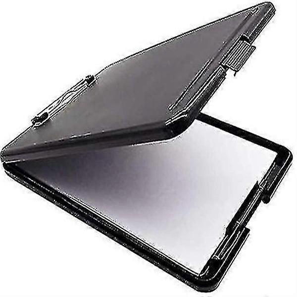 A4 Exaboard Metal Clamp Clip Notebook Holder with Foldable Storage Paper Holder