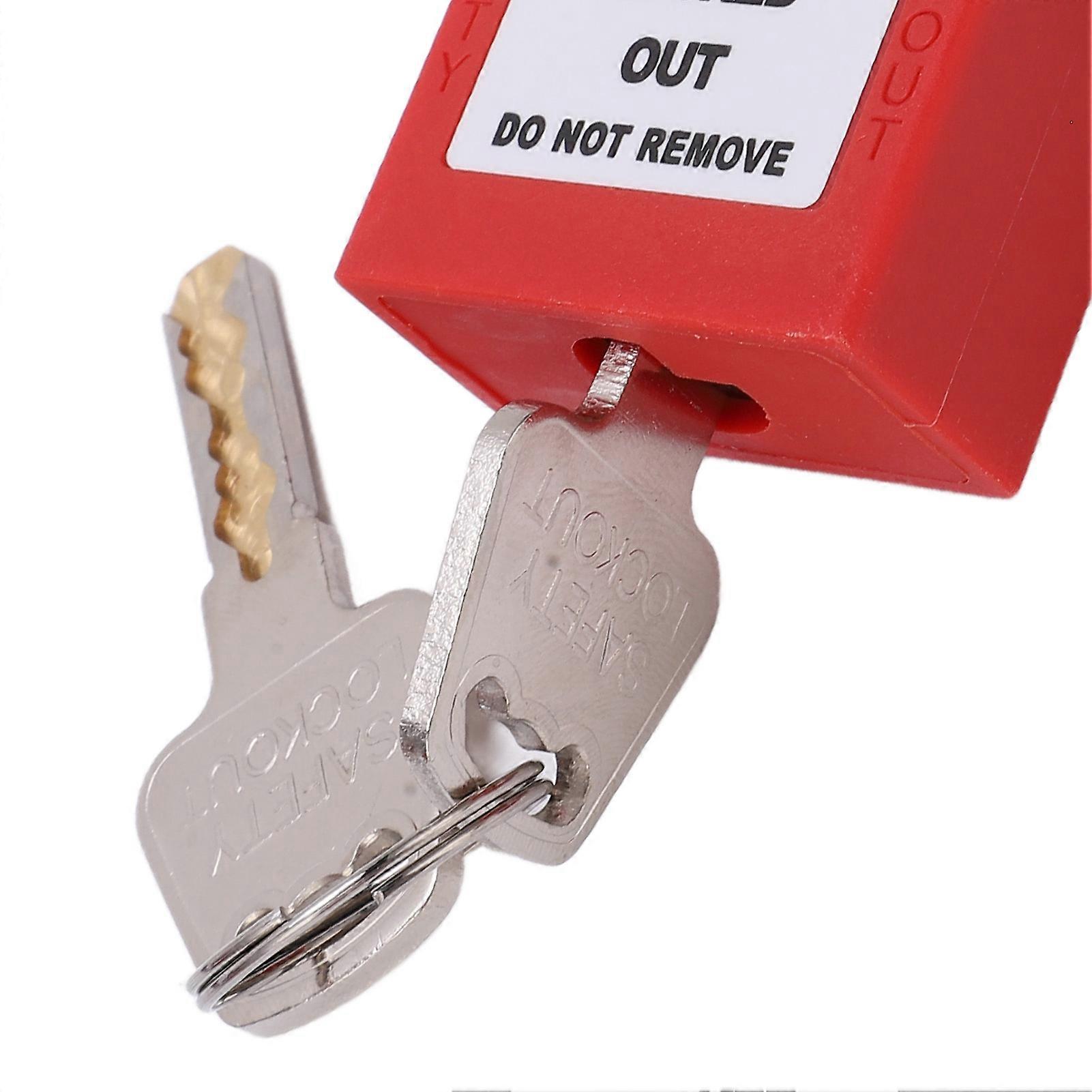 Electrical Lockout Tagout Kit with Safety Padlocks Keys Loto Tags for ...