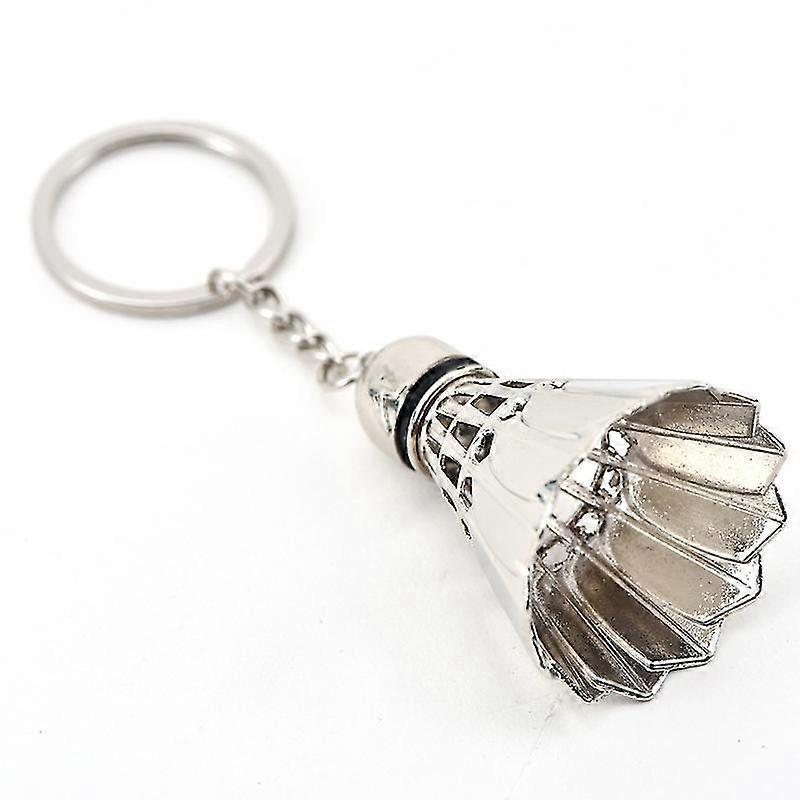 Badminton Racket / Shuttlecock Pendants Keychain Sports Gift Accessory
