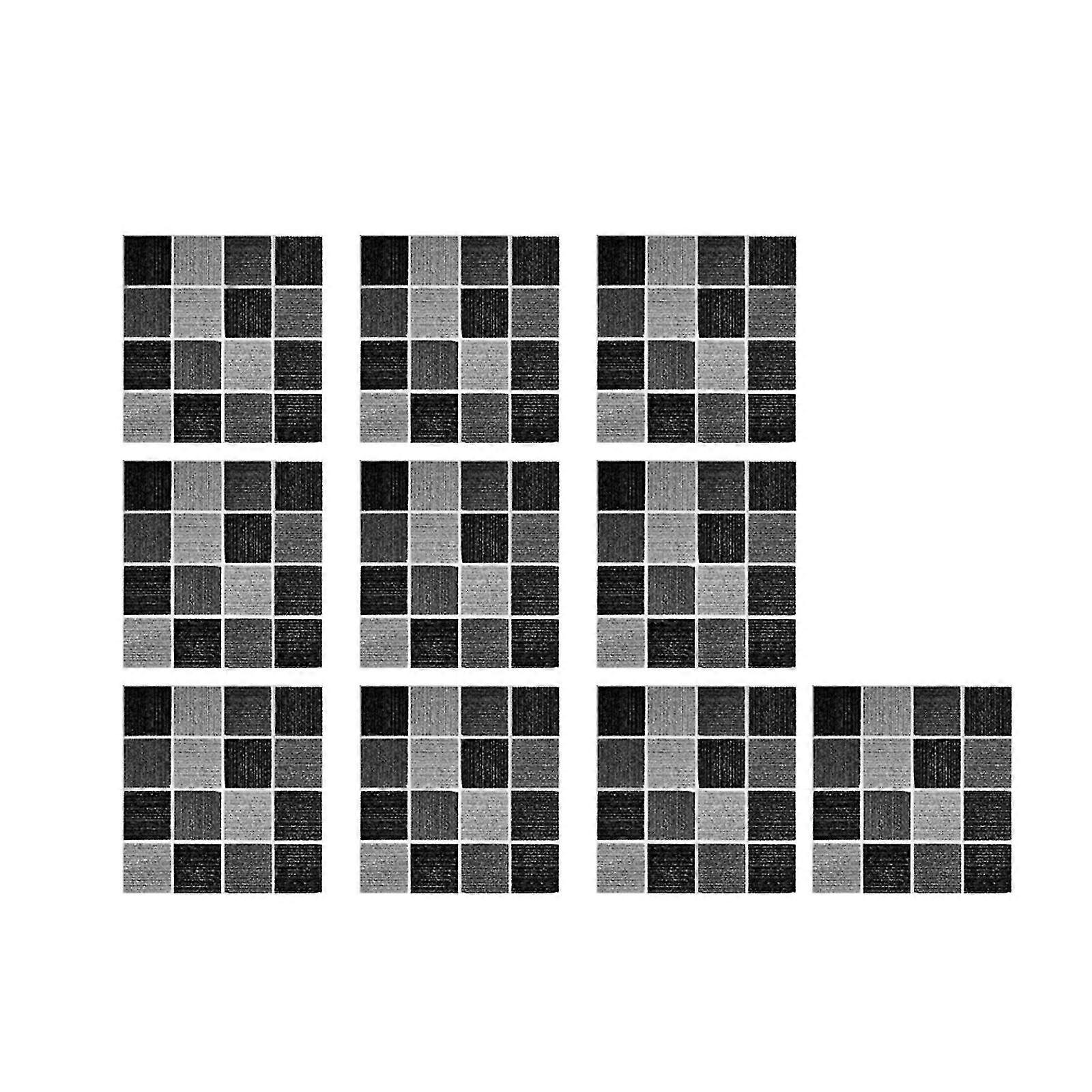 10pc 3D Kristall Fliese Aufkleber Diy Wasserdicht Selbstklebende Wandaufkleber